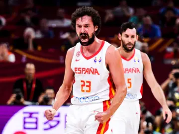Sergio Llull durante un partido con la Selección Española Sergio Llull durante un partido con la Selección Española
