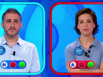 Rosa, en la cuerda floja: con un pie fuera de Pasapalabra tras un fallo en la Silla Azul Rosa, en la cuerda floja: con un pie fuera de Pasapalabra tras un fallo en la Silla Azul