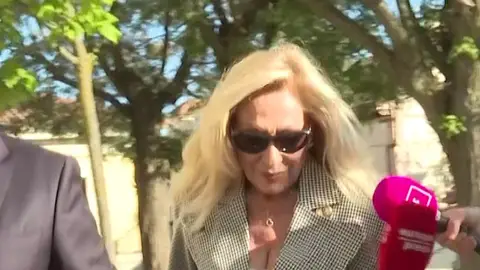 Rosa Benito, en la Confirmación de su hijo Rosa Benito, en la Confirmación de su hijo