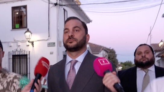 Antonio Tejado, en la Confirmaci&oacute;n de su hijo