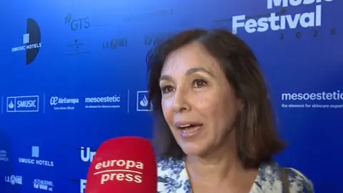 Isabel Gemio en el Universal Music Festival Isabel Gemio en el Universal Music Festival