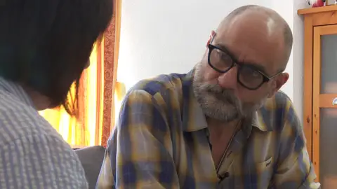 Raúl García en Espejo Público. Raúl García en Espejo Público.