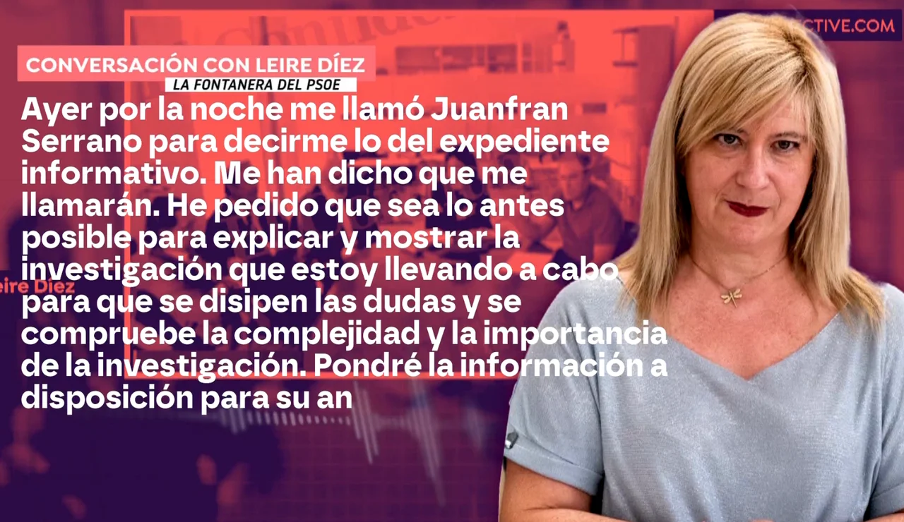 La fontanera del PSOE.