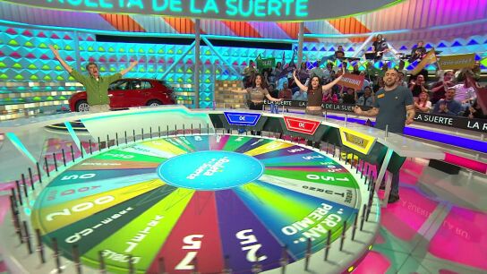 Encarnita Polo levanta a todo el plat&oacute; de La ruleta de la suerte: "&iexcl;No me lo puedo creer!"