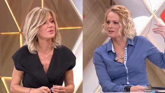 Zaida Cantera en Espejo Público. Zaida Cantera en Espejo Público.