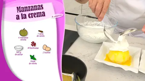 Ingredientes Manzanas a la crema Ingredientes Manzanas a la crema