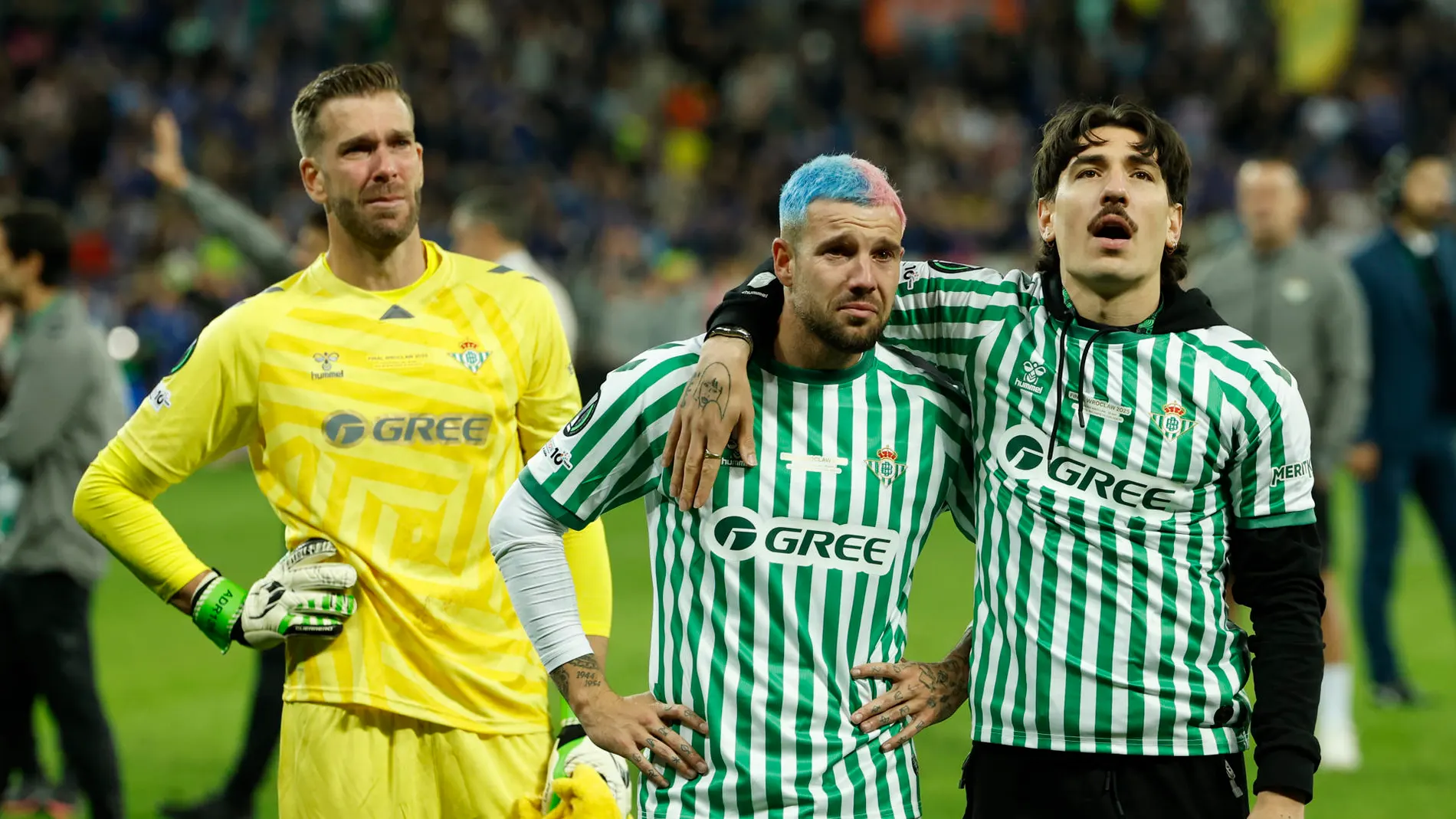 Adrián San Miguel, Aitor Rubial y Héctor Bellerin Adrián San Miguel, Aitor Rubial y Héctor Bellerin
