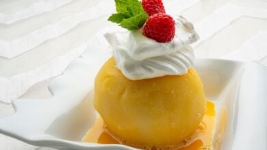 Manzanas a la crema, de Arguiñano: 
