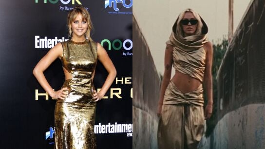 Jennifer Lawrence y Miley Cyrus