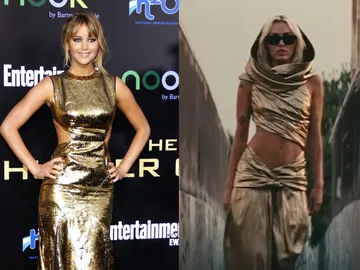 Jennifer Lawrence y Miley Cyrus Jennifer Lawrence y Miley Cyrus