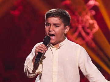 Javier, talent de La Voz Kids