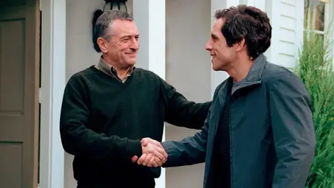 Robert De Niro y Ben Stiller en Los padres de ella Robert De Niro y Ben Stiller en Los padres de ella