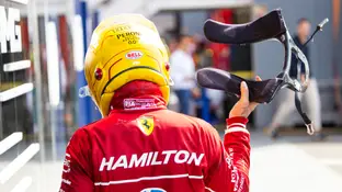 Hamilton tras el GP de España 2025 Hamilton tras el GP de España 2025