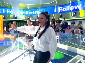 El flow de María Peláe cantando en inglés en Pasapalabra: ¡ningún género se le resiste! El flow de María Peláe cantando en inglés en Pasapalabra: ¡ningún género se le resiste!