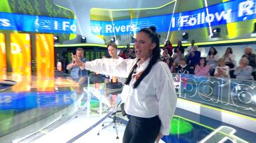 El flow de María Peláe cantando en inglés en Pasapalabra: ¡ningún género se le resiste!