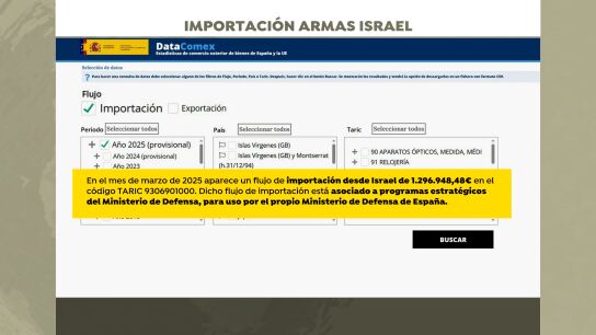 Importaci&oacute;n armas