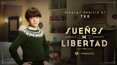 Nicolás Rodicio es Teo, el hijo adoptivo de Gema y Joaquín en Sueños de libertad Nicolás Rodicio es Teo, el hijo adoptivo de Gema y Joaquín en Sueños de libertad