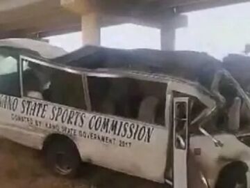 El autobús accidentado en el suroeste de Nigeria