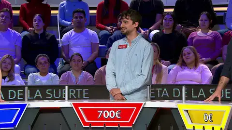 “¡Está muy bien para ser el primer panel!”: Rubén arranca con 700 euros tras esquivar dos veces consecutivas el Pierde turno “¡Está muy bien para ser el primer panel!”: Rubén arranca con 700 euros tras esquivar dos veces consecutivas el Pierde turno