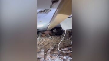Vídeo: Agónicas imágenes de un niño atrapado bajo los escombros tras un nuevo ataque israelí en Gaza