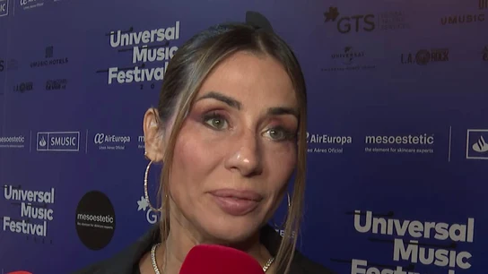 Elena Tablada haciendo declaraciones a los medios Elena Tablada haciendo declaraciones a los medios