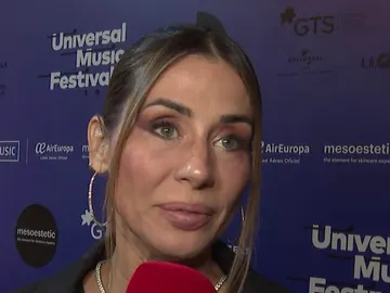 Elena Tablada haciendo declaraciones a los medios Elena Tablada haciendo declaraciones a los medios