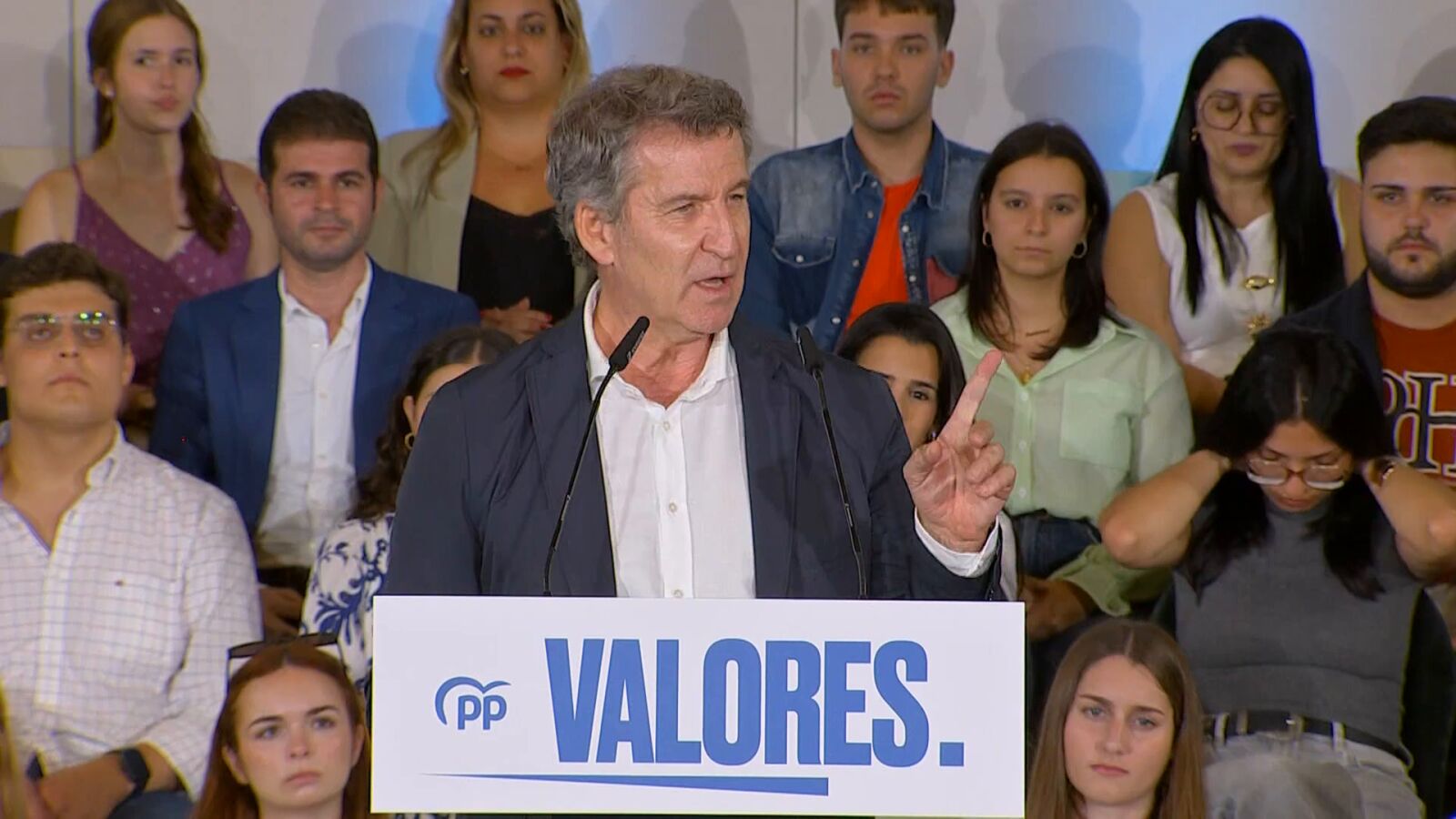 Feijóo acusa a Pedro Sánchez de 