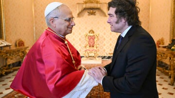 Milei, con el papa
