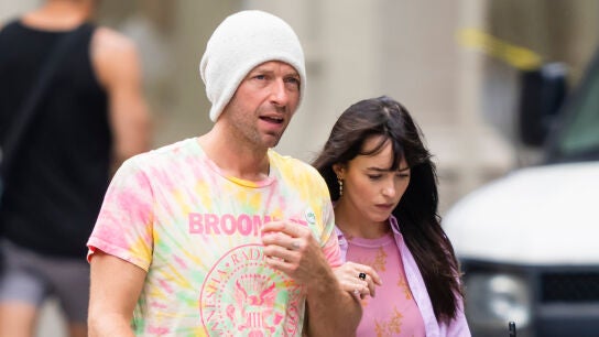 Chris Martin y Dakota Johnson