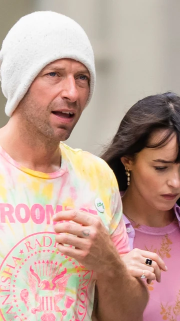Chris Martin y Dakota Johnson