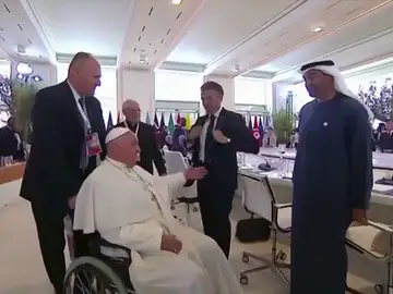 El papa en la cumbre del G7 El papa en la cumbre del G7