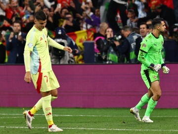 Álvaro Morata tras fallar el penalti en la final de la Nations League