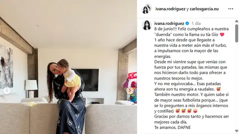 Ivana Rodríguez felicita a su hija Dafne en su Instagram Ivana Rodríguez felicita a su hija Dafne en su Instagram