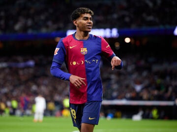 Lamine Yamal, en el Clásico del Santiago Bernabéu 