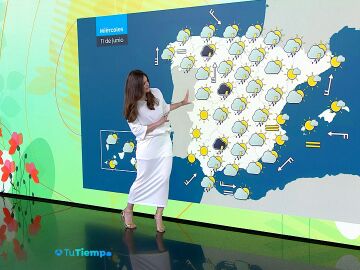 El tiempo del miércoles, 11 de junio de 2025