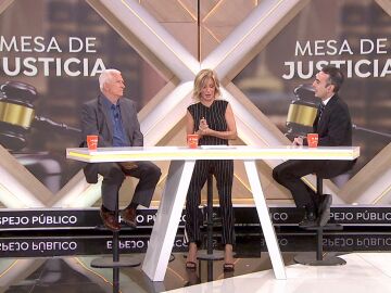 La mesa de la justicia.