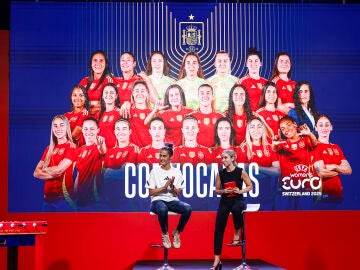 Montse Tomé, en la Ciudad del Fútbol de Las Rozas
