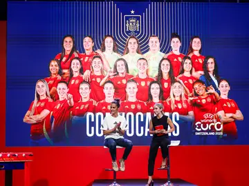 Montse Tomé, en la Ciudad del Fútbol de Las Rozas Montse Tomé, en la Ciudad del Fútbol de Las Rozas