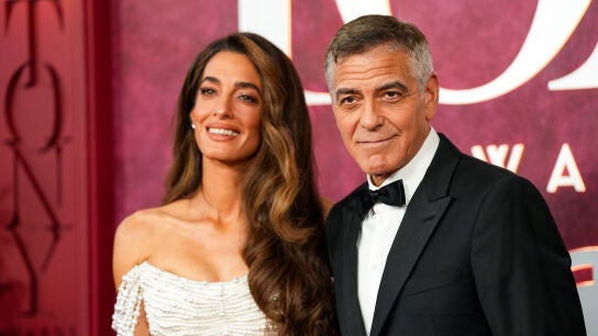 George Clooney y su mujer Amal en los Premios Tony