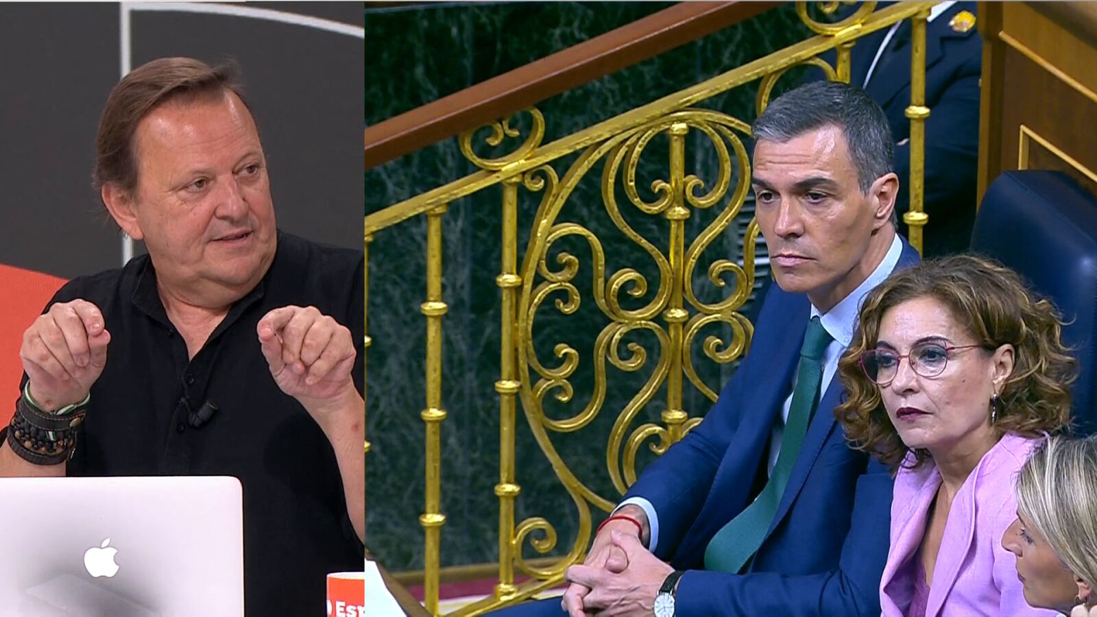 Javier Caraballo, sobre Pedro Sánchez en el Congreso: 