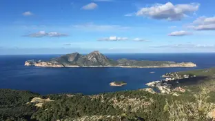Vista de Sa Dragonera desde Mallorca Vista de Sa Dragonera desde Mallorca