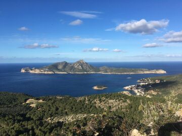 Vista de Sa Dragonera desde Mallorca