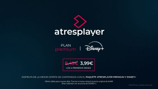 Oferta atresplayer Premium y Disney+