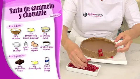 Ingredientes para la base y la ganache Ingredientes para la base y la ganache