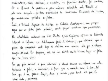 Carta abierta de una víctima de abuso infantil tras la absolución de su agresor: “La verdad no prescribe”