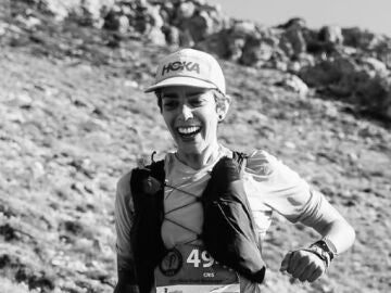 La ultrarunner Cristina Santurino, en una carrera