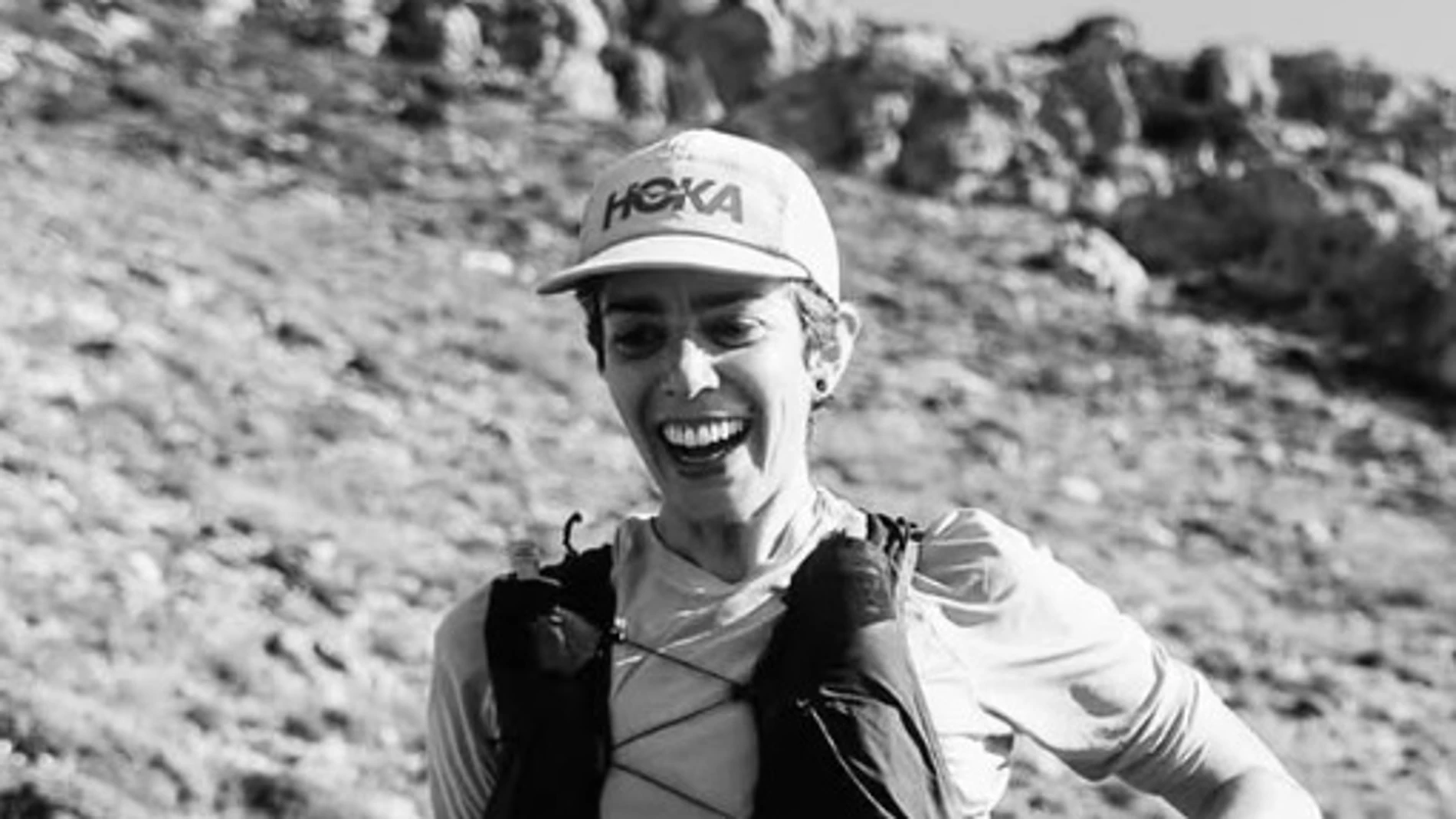 La ultrarunner Cristina Santurino, en una carrera La ultrarunner Cristina Santurino, en una carrera