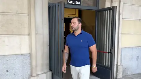 Antonio Tejado en el juzgado Antonio Tejado en el juzgado