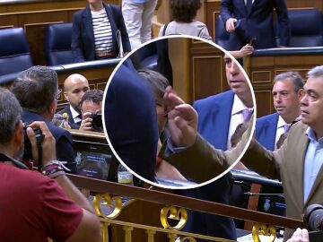 El 'no saludo' entre Sánchez y Santos Cerdán