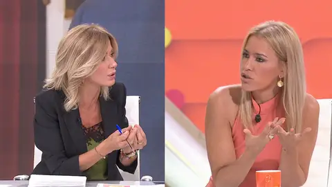 Afra Blanco en Espejo Público. Afra Blanco en Espejo Público.